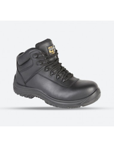 M466AY Unisex Leather Safety Boots Black JUSQU'A -70%! 