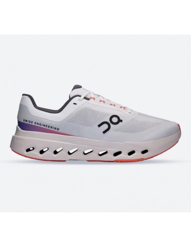 Women's Wide Fit On Running QC Cloudsurfer Next Wide Training Sneakers - White/Flame commande en ligne